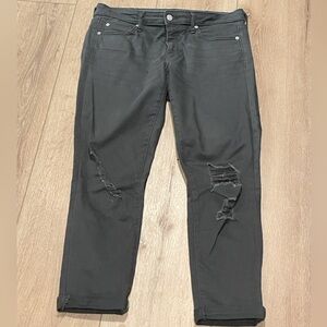 GAP Olive Girlfriend Jeans